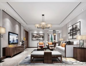 88-客厅模型/客餐厅/会客厅/起居室/3D模型