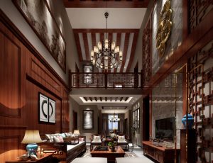 86-客厅模型/客餐厅/会客厅/起居室/3D模型