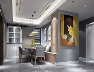 532-客厅模型/客餐厅/会客厅/起居室/3D模型