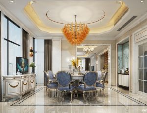 100-餐厅模型/中餐厅/西餐厅/餐吧台/3D模型