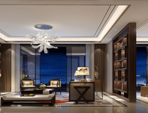 307-客厅模型/客餐厅/会客厅/起居室/3D模型