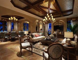 234-客厅模型/客餐厅/会客厅/起居室/3D模型