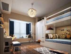 16-儿童房模型/儿童房效果图/3D模型/无水印模型/小孩房3D模型