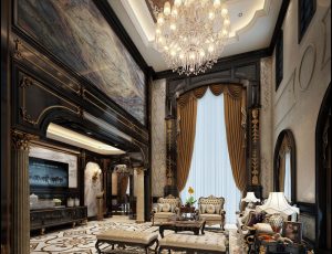 112-客厅模型/客餐厅/会客厅/起居室/3D模型