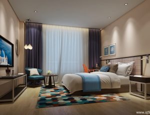 108-卧室/父母房/次卧模型/卧室效果图/3D模型