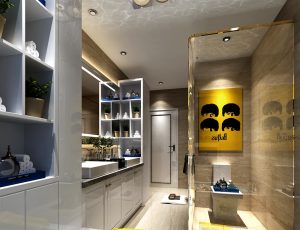 75-卫生间模型/洗手间效果图/3D模型/无水印模型/卫生间3D模型