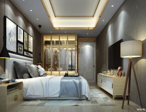 80-卧室/父母房/次卧模型/卧室效果图/3D模型