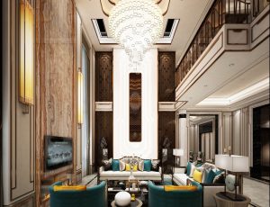 542-客厅模型/客餐厅/会客厅/起居室/3D模型