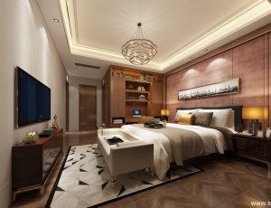 225-卧室/父母房/次卧模型/卧室效果图/3D模型