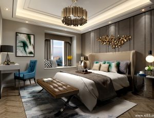 51-卧室/父母房/次卧模型/卧室效果图/3D模型