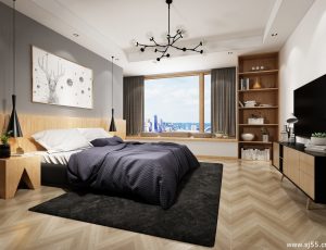 285-卧室/父母房/次卧模型/卧室效果图/3D模型