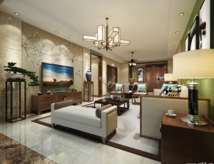 182-客厅模型/客餐厅/会客厅/起居室/3D模型