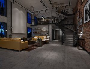 209-客厅模型/客餐厅/会客厅/起居室/3D模型