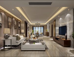 64-客厅模型/客餐厅/会客厅/起居室/3D模型