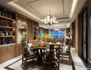 115-餐厅模型/中餐厅/西餐厅/餐吧台/3D模型