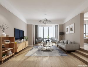 212-客厅模型/客餐厅/会客厅/起居室/3D模型