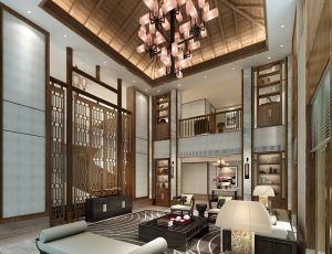 575-客厅模型/客餐厅/会客厅/起居室/3D模型