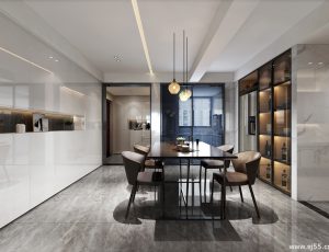 91-餐厅模型/中餐厅/西餐厅/餐吧台/3D模型