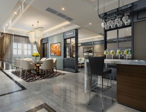 425-客厅模型/客餐厅/会客厅/起居室/3D模型