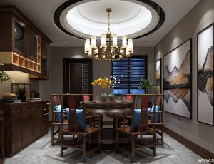 581-客厅模型/客餐厅/会客厅/起居室/3D模型