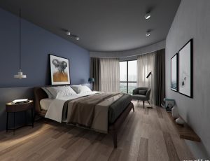 49-卧室/父母房/次卧模型/卧室效果图/3D模型