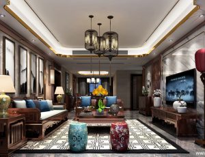 119-客厅模型/客餐厅/会客厅/起居室/3D模型