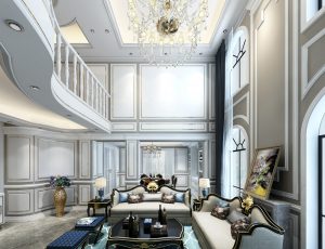 121-客厅模型/客餐厅/会客厅/起居室/3D模型