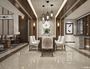 31-餐厅模型/中餐厅/西餐厅/餐吧台/3D模型