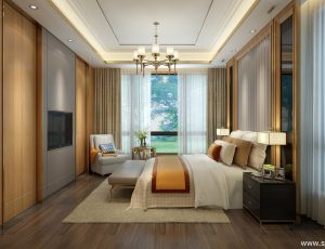 208-卧室/父母房/次卧模型/卧室效果图/3D模型