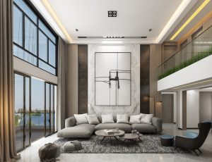 426-客厅模型/客餐厅/会客厅/起居室/3D模型