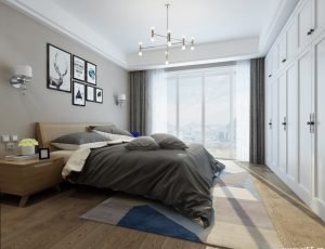 184-卧室/父母房/次卧模型/卧室效果图/3D模型
