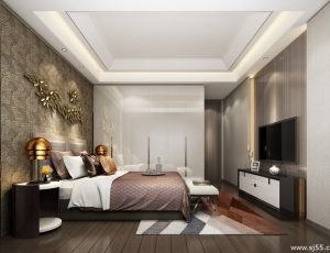 169-卧室/父母房/次卧模型/卧室效果图/3D模型