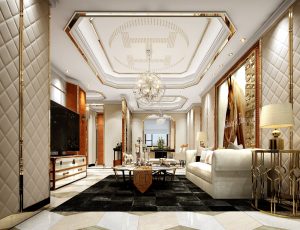 495-客厅模型/客餐厅/会客厅/起居室/3D模型