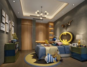 69-儿童房模型/儿童房效果图/3D模型/无水印模型/小孩房3D模型