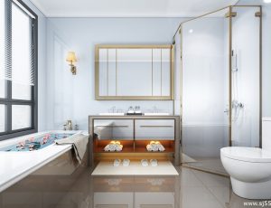 80-卫生间模型/洗手间效果图/3D模型/无水印模型/卫生间3D模型