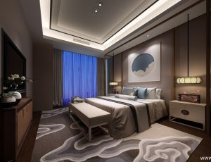 237-卧室/父母房/次卧模型/卧室效果图/3D模型