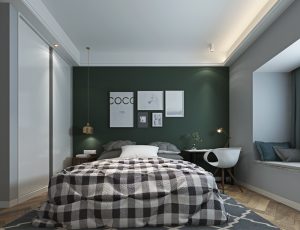 55-卧室/父母房/次卧模型/卧室效果图/3D模型