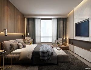 110-卧室/父母房/次卧模型/卧室效果图/3D模型