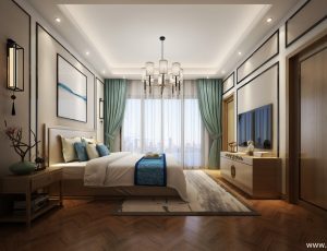 275-卧室/父母房/次卧模型/卧室效果图/3D模型