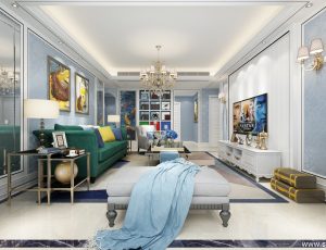 267-客厅模型/客餐厅/会客厅/起居室/3D模型