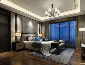 141-卧室/父母房/次卧模型/卧室效果图/3D模型