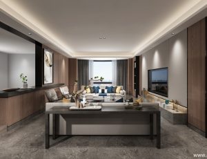 555-客厅模型/客餐厅/会客厅/起居室/3D模型