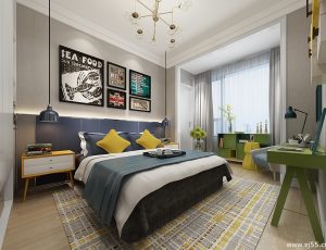 03-儿童房模型/儿童房效果图/3D模型/无水印模型/小孩房3D模型