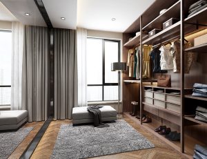 02-衣帽间3Dmax模型/材质灯光齐全/无水印