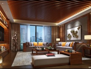 70-客厅模型/客餐厅/会客厅/起居室/3D模型