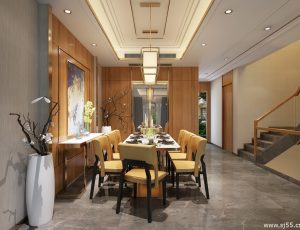 73-餐厅模型/中餐厅/西餐厅/餐吧台/3D模型