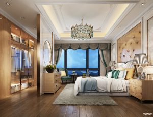 43-卧室/父母房/次卧模型/卧室效果图/3D模型