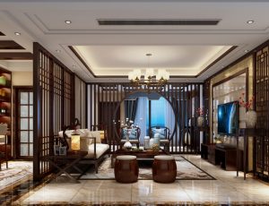 321-客厅模型/客餐厅/会客厅/起居室/3D模型