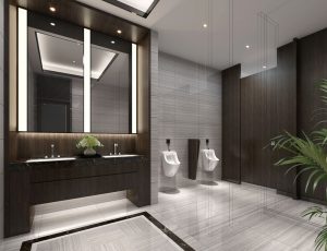 33-酒店卫生间MAX模型/公共卫生间场景模型