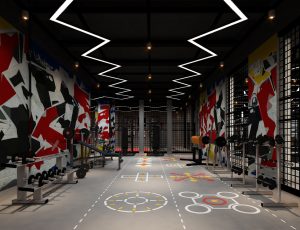 17-健身房MAX模型/健身房场景模型